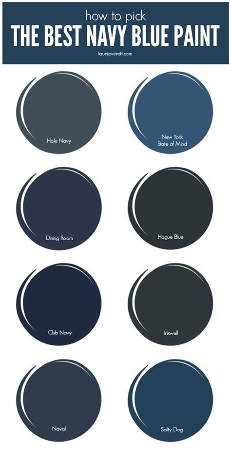 best navy paint colors.